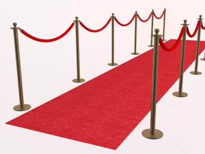 Red Carpet 3D model