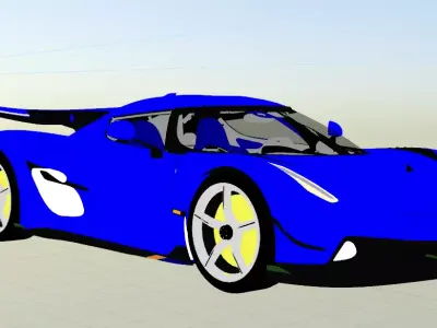 roadster 3D model