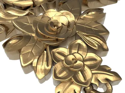  decorative pattern ready for 3D printing 3D model