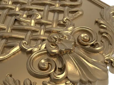  decorative pattern ready for 3D printing 3D model