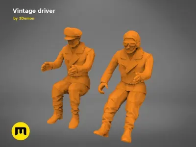 Vintage driver 3D print model
