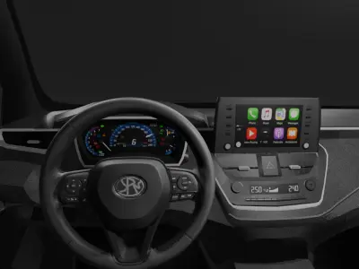 Toyota Corolla E210 XII Low-poly 3D model