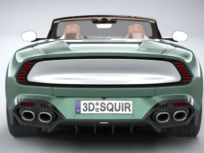 Aston Martin Vanquish Volante 2026 3D model