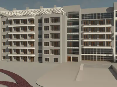 Rest Home Revit Design Project 2017 3D model