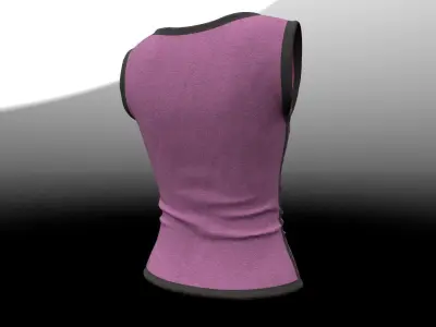 Sport top PBR 4k  Low-poly 3D model