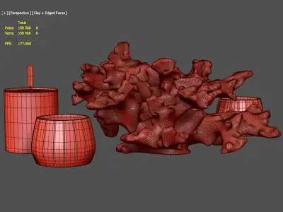 Decoration set by Kelly Hoppen 3D model