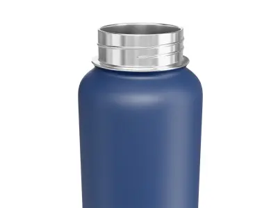 Blue Water Bottle 01 3D model