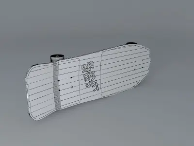 1986 Schmitt Stix Joe Lopes Crystal ball model skateboard Free 3D model