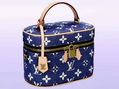 Woman Handbag Louis Vuitton Low-poly 3D model