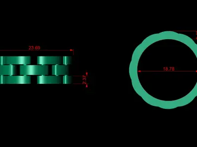 Rolls ring  3D print model