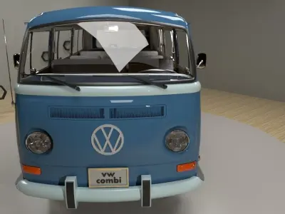 Volkswagen Combi T2 1970  3D model