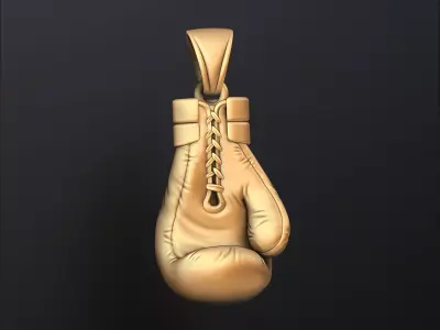 Boxing Glove Pendant 3D print model