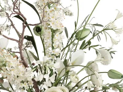 Flower In Vase 93 3D model