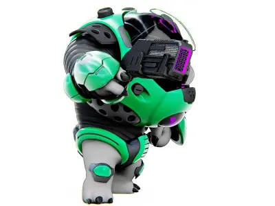 ALIEN TROOPER 12-V  Rigged for Unreal Engine - Unity - MIXAMO 3D model