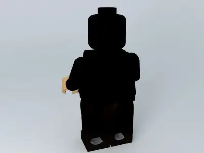 Wooden Lego  Free 3D model