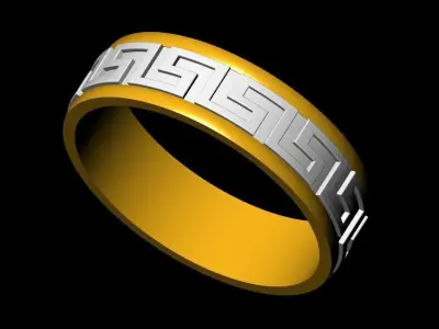 Band ring  3D print model buy