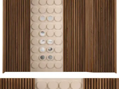 Decor pattern of squares 3D model