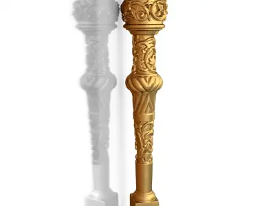 Furniture Legs Set 01 3D print model