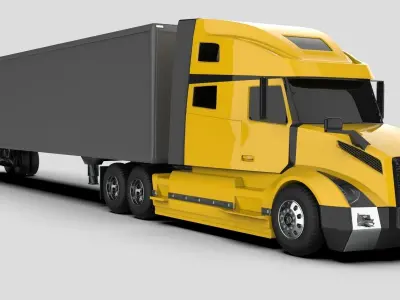 volvo vnl 860 continar 3D print model
