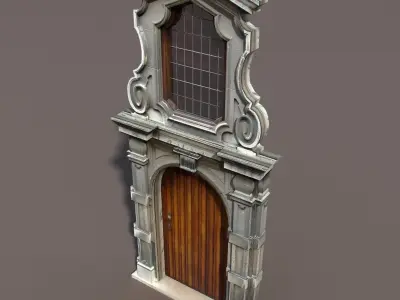 Door Portal Low poly 88 3D model