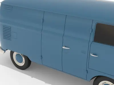 Volkswagen Transporter T1 - Panel Van Free 3D model