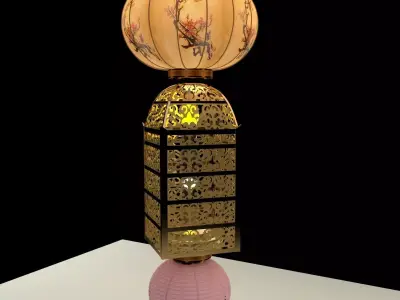 Chinese lantern 3D model 28