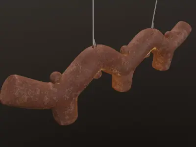 Wave Candelier 3D model