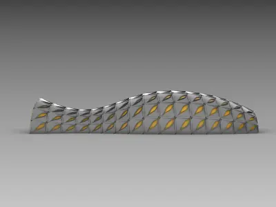 Parametric pavilion 3d model 3D model