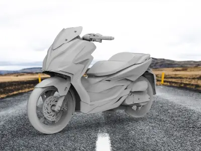 Honda New Forza 350 Thai style 3D print model