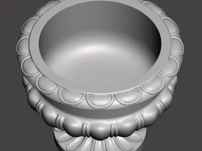 Decorative vase - 3d model for CNC - DecorativeVase003 3D model