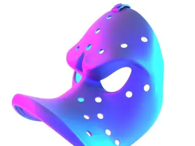 Daffy Duck Hockey Mask toy 3D print model