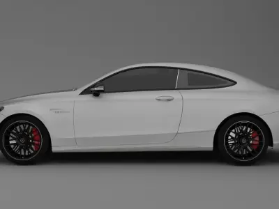 Mercedes-Benz S-Class AMG Sports C217 coupe HQ 2017 3D model 3D model