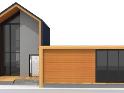 Modern house 3D model