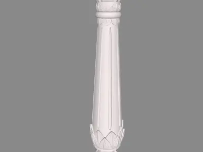 Pillar 009 3D Model 3D print model 3D print model