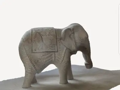 Elephant statue 3D model