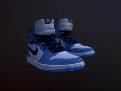 Air Jordan  Low-poly 3D model