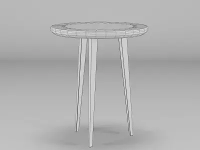 Floyd Side Table 38x38x44 Free low-poly 3D model