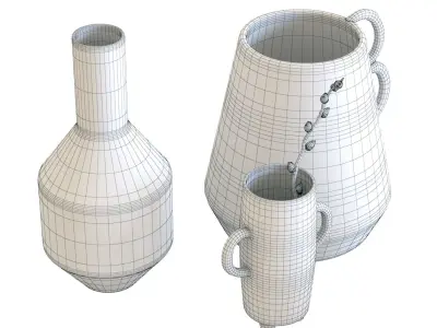 Crate and Barrel Lyman Fremont and Caldwell 3D model