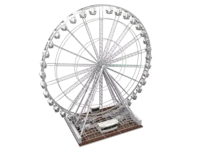 Ferris Wheel Vray 3D model