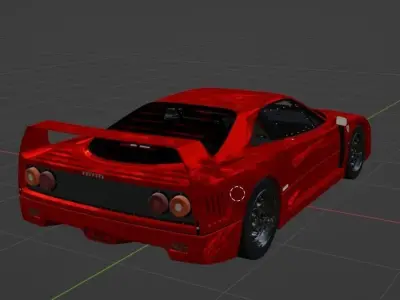Ferrari F40 3D print model