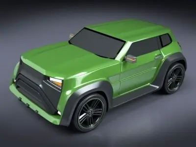 Robust city concept car 3D model