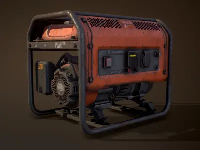 Husqvarna Generator Low-poly 3D model
