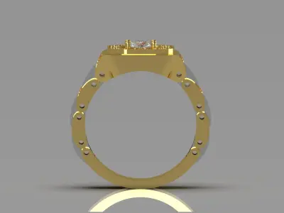 Luxury man Rolex design diamond ring model ror0020 3D print model