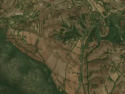 Valley Farming in Southern Spain Free 3D model