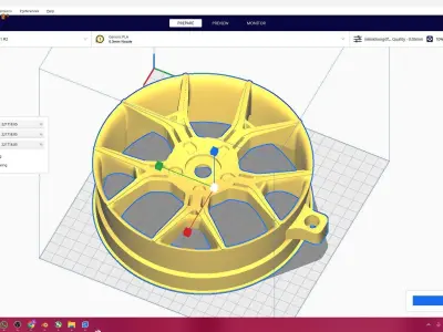 rc car rim 1 3D print model