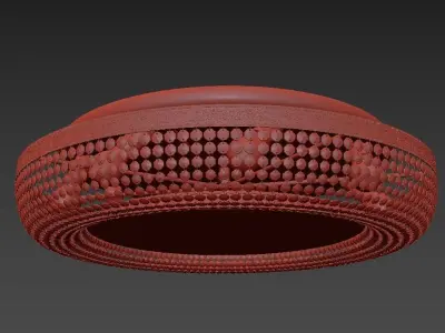   Chandelier Santa E 1 4 80 600 GH 3D model