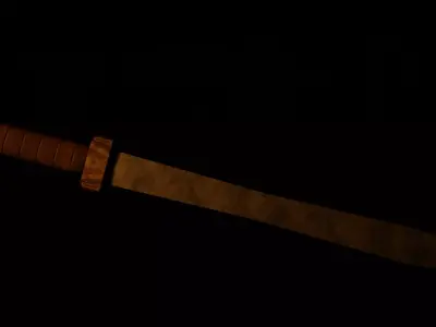 Antique Byzantine Sword Free low-poly 3D model