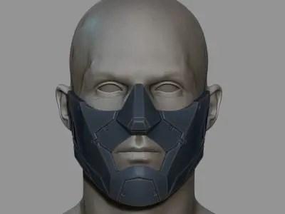 Ruiner Armor Mask 3d Print 3D print model