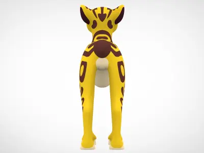 Fuli Adult Low-poly 3D model