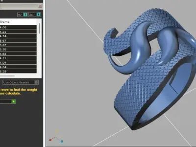 Fancy Womens Rings Plain Rings Ready STL 3DM Models Rings 3D print model 34